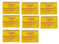 Grisi Bio Sulfur Soap for Acne Treatment  Face Cleanser, 8 Pack, 4.4 oz Each -