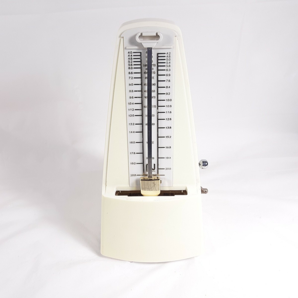 Nikko Seiki Metronome White No Cover Made In Japan | eBay