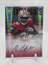 2013 Panini Prestige Marcus Lattimore Extra Points Red Autographed Rookie Card. rookie card picture