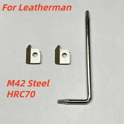 MCYP M42 Steel Replacement Wire Cutter Inserts For leatherman Surge Wave ARC P4 TTI