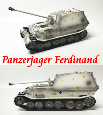Easy Model 1/72 Germany Panzerjager Ferdinand 653rd eastern Plastic Model #36224