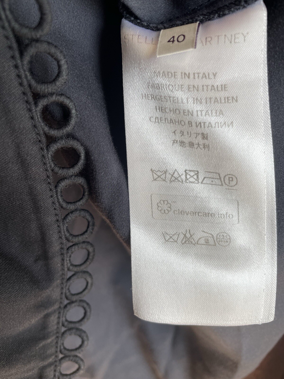 Stella McCartney oversized button front shirt wit… - image 10