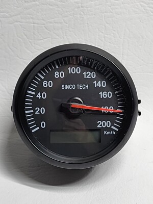 85mm Car Digital Pointer 7 Color LED GPS Speedometer 0-200km/h Speed ...