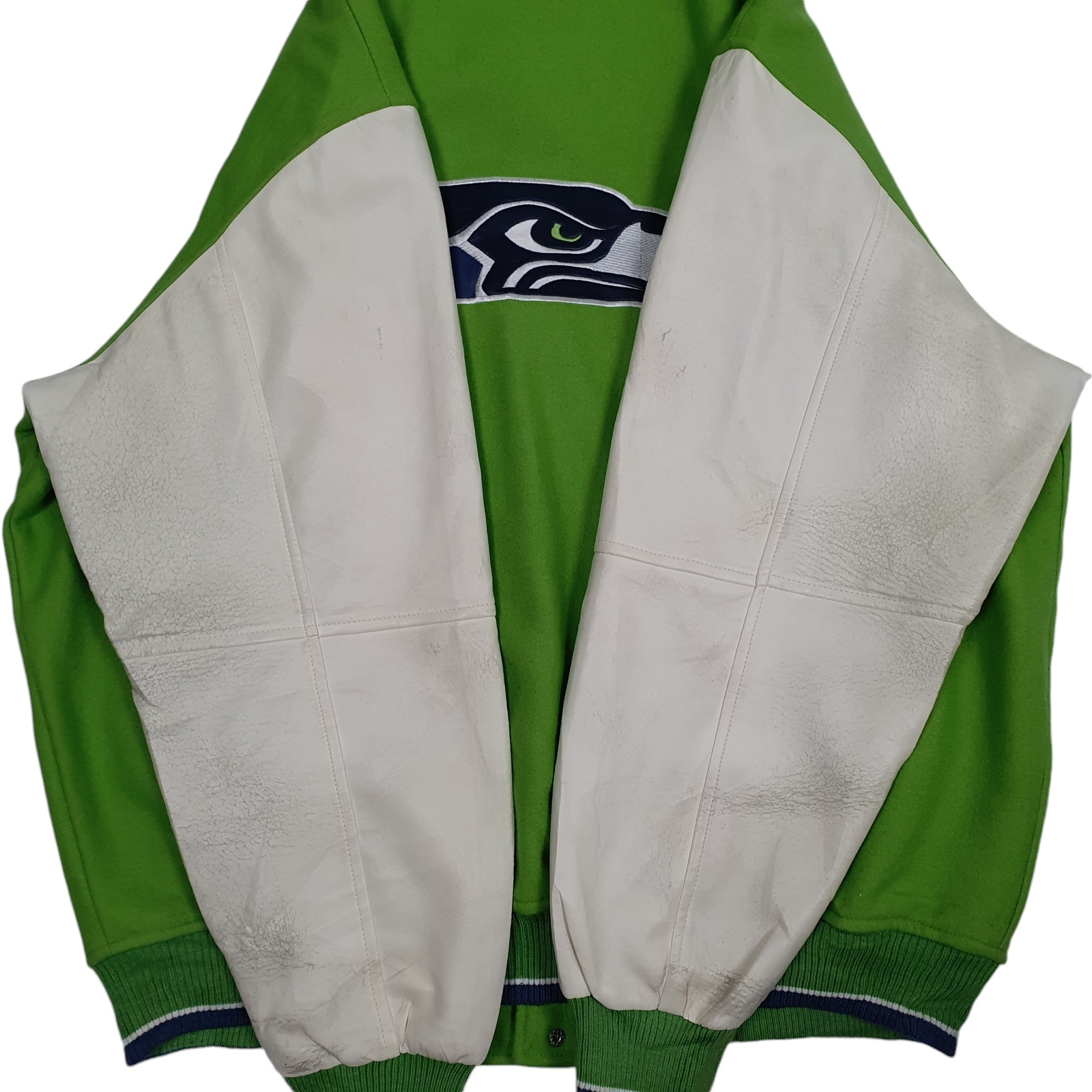 NFL Bomber Jacket Coat Seattle Seahawks Mens XL image 4