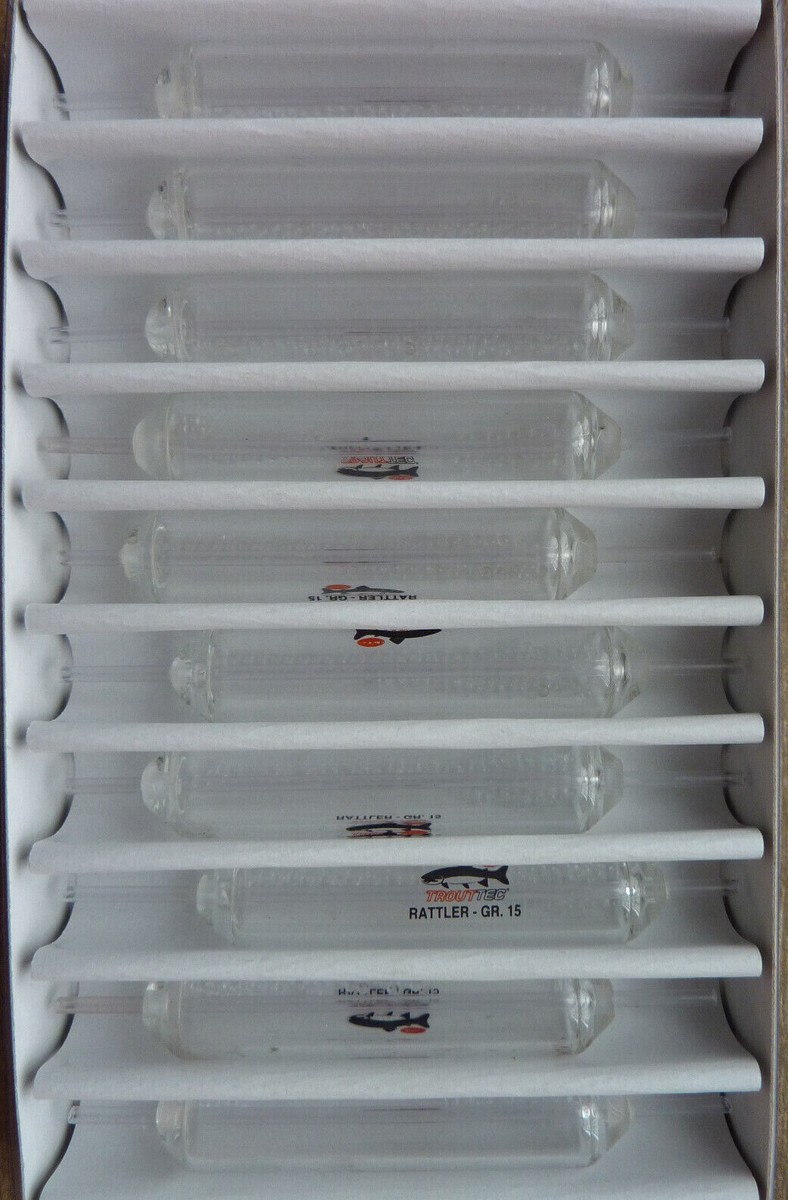 Bouchon De Peche Lot De 10 Bombettes BERKLEY Trout Tec Rattler 12 G