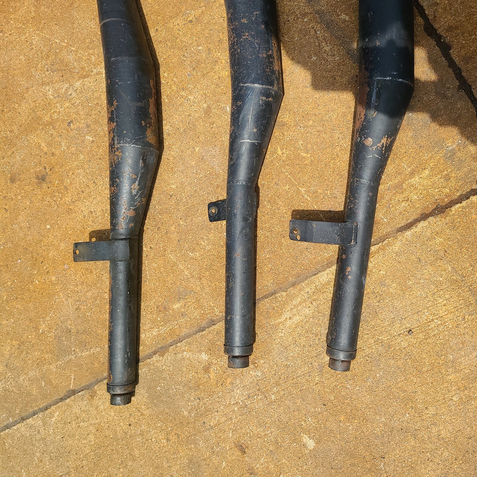 1974 74 Kawasaki H2 KH 750 Mach Exhaust Expansion Pipe Chambers set eBay