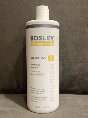 BOSLEY BOS DEFENSE NOURISHING SHAMPOO NORMAL TO FINE COLOR TREATED HAIR -33.8 OZ