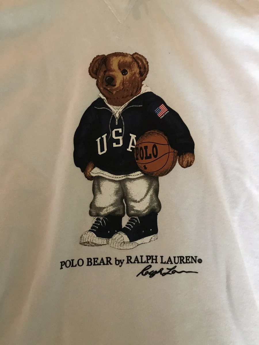 Polo ralph lauren cheap bear basketball hoodie