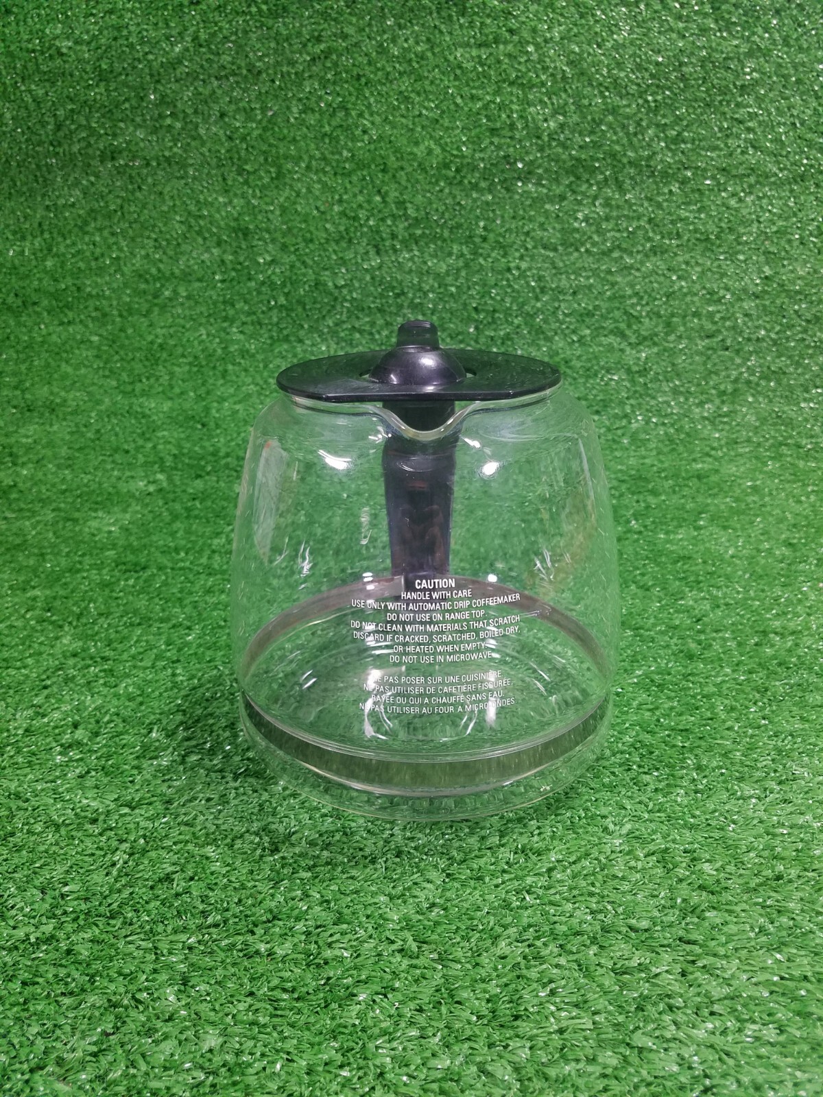 Black and Decker 12 Cup Carafe Glass Replacement Coffee Pot Black