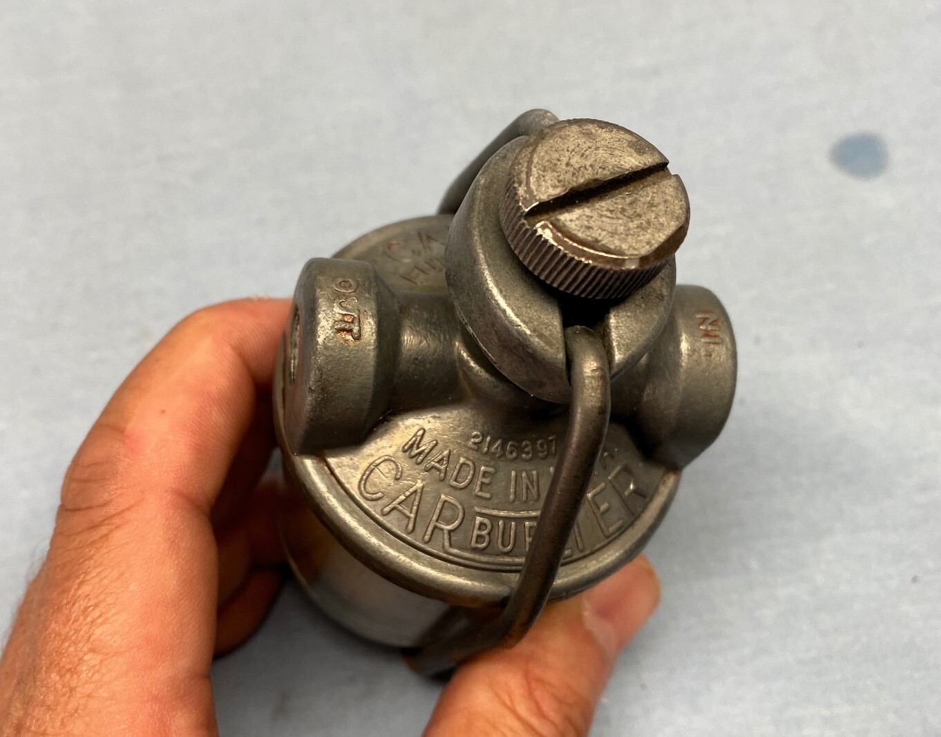 1930405060 CARTER FUEL FILTER GLASS BOWL 2146397 HOT ROD RAT ROD