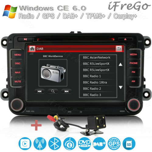 Schermo Auto ESSGOO 7 Pollici Con CarPlay E Android Auto - Wireless, IPS, Con Supporto Vocale