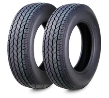 2PC Free Country ST205/75D15 Trailer Tires 205 75 15 Bias 6PR F78-15 11021