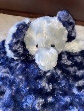 MANHATTAN KIDS CUDDLY PAL BABY LOVEY BLUE  GRAY ELEPHANT No Tag EUC