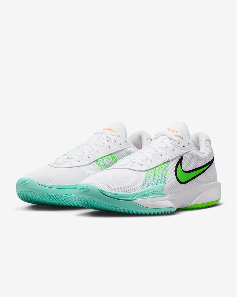 FB2598-107 Nike GT Cut Academy White Bleached Turquoise Black