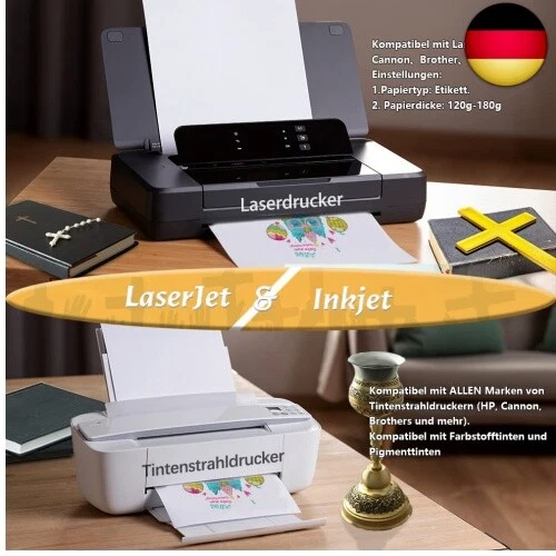 Laser/Inkjet Wasserschiebefolie für Kerzen,Kerzentransferfolie, - Bild 4 von 6