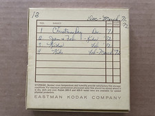 1971-72 HOME MOVIE 8mm w/ Box Thomas Whiteleather MINERVA OH 13 CHRISTMAS KIDS
