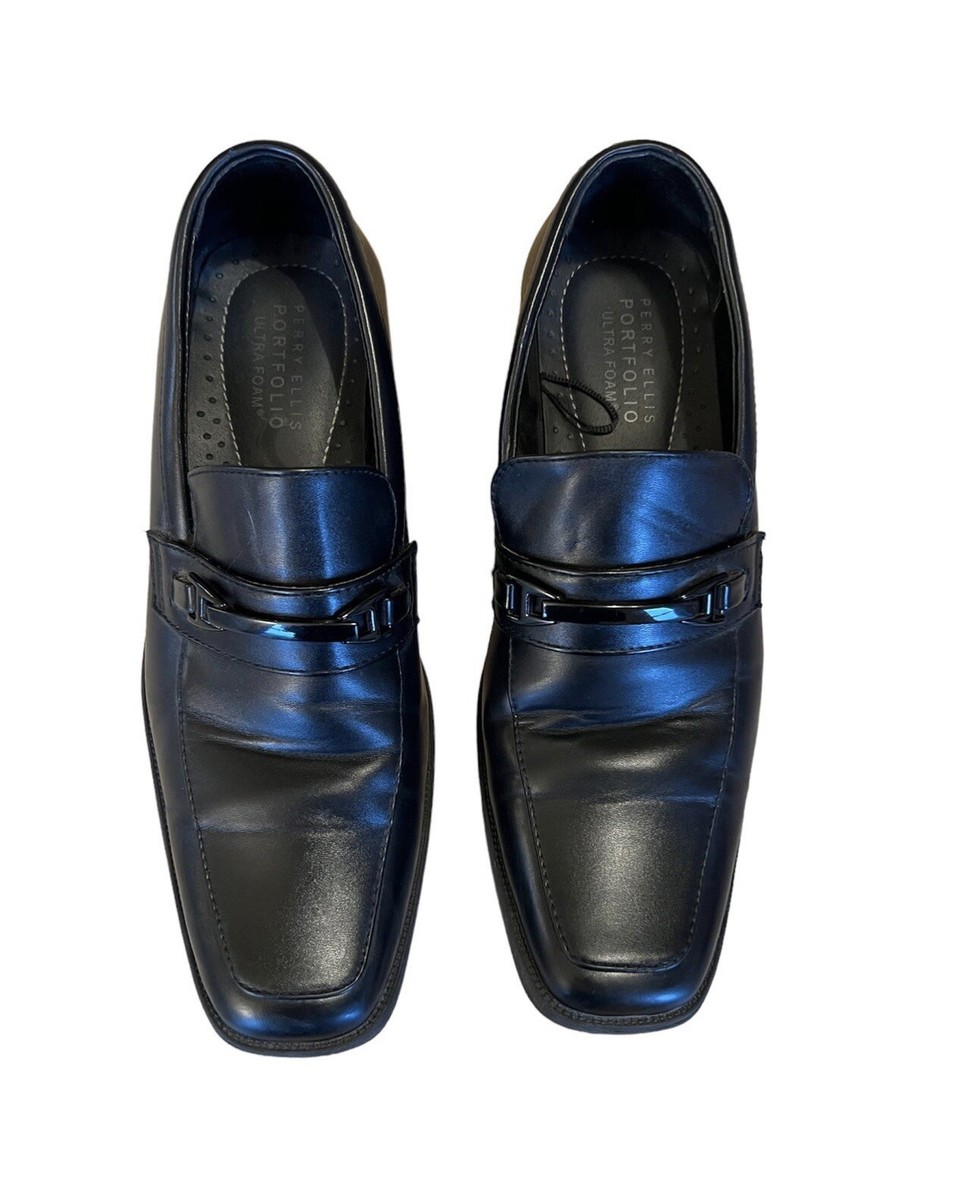 Perry Ellis Portfolio Stewart Men’s Black Dress Loafers Slip On Size 9 Perry Ellis Portfolio Stewart Men main image 4