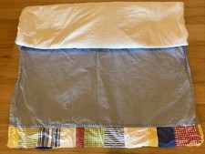 Pottery Barn Kids Bed Crib Toddler Skirt Blue Striped Red Green Gingham Yellow