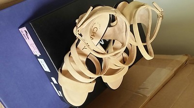 $1200 Chanel Sandal Beige Suede Size 37/7 NWB ABSOLUTELY GORGEOUS!!