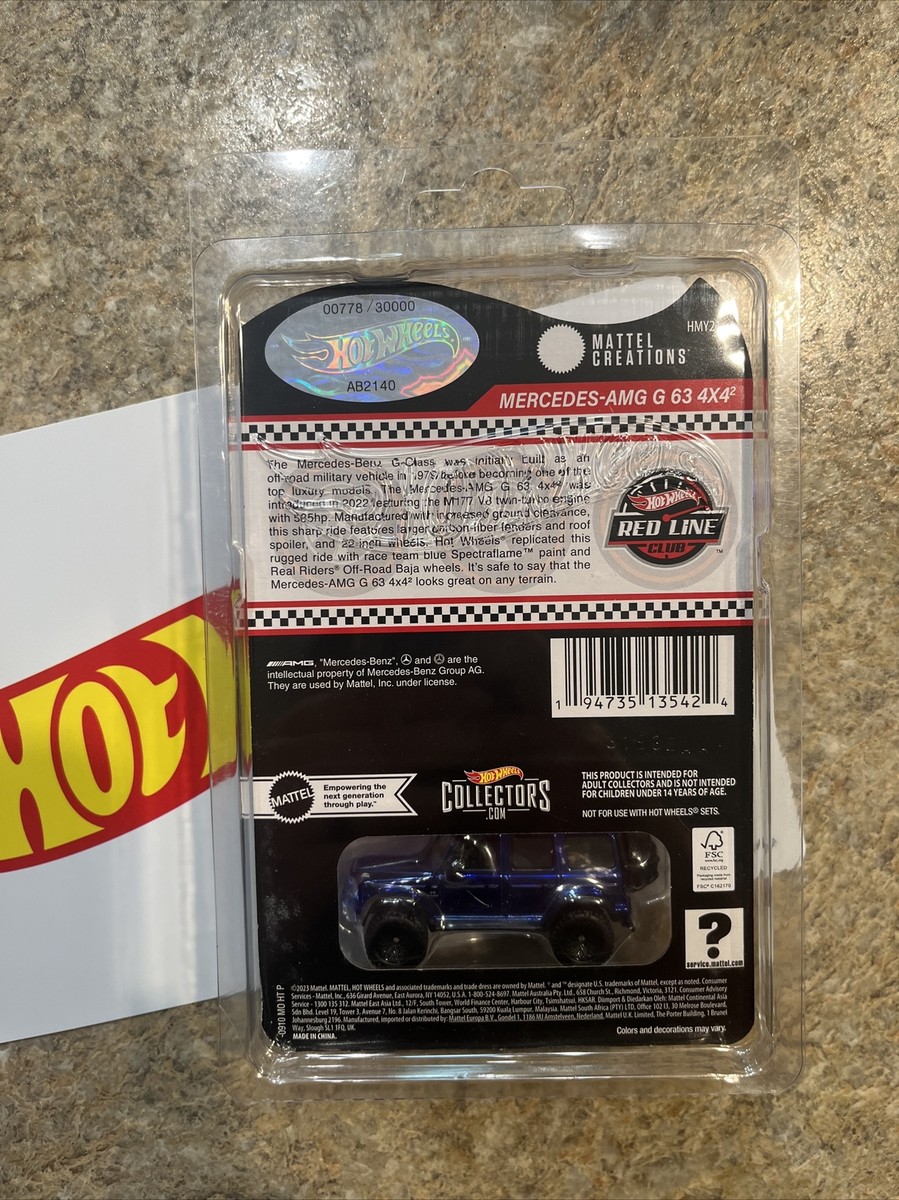 🚨2024 Hot Wheels RLC Mercedes-AMG G 63 4x4² / With