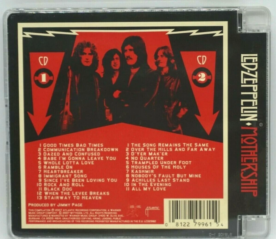 Led Zeppelin : MOTHERSHIP - 2CD Album Compilation - Robert Plant / Jimmy Page - Image 2 of 4