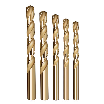 1 - 14mm HSS Gold Cobalt Drill Bit - For Drilling Stainless Steel & Hard Steels