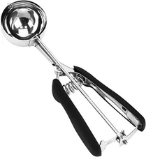 Cookie Scoop 2 Tablespoon, Size #40 Dough Scoop, 2 #40/ 2 Tbsp, Black