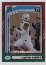 2024 Donruss Rated Rookie Optic Preview Red & Green Prizm Tejhaun Palmer 0md