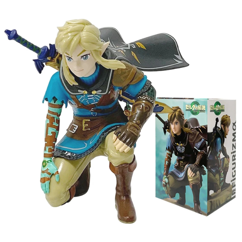 Figura de PVC Legend of Zelda Link de 12 cm estatua en cuclillas juguete coleccionable