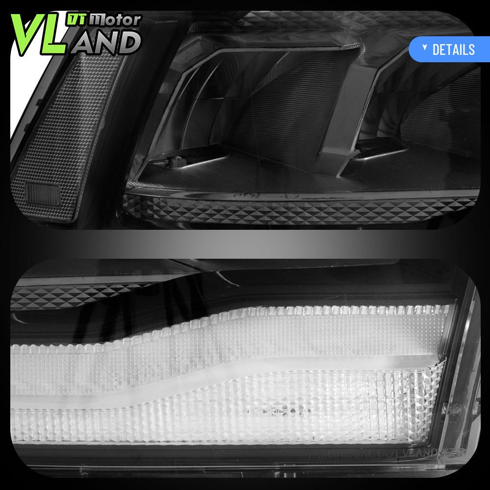 FULL LED Headlight For 2009-2018 Dodge Ram 1500 2500 3500 Pickup Truck Animation