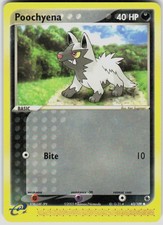 Poochyena 63/109 EX Ruby and Sapphire Pokemon on eBay