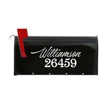 Mailbox Numbers Last Name Custom Reflective Personalized Vinyl Decal Sticker