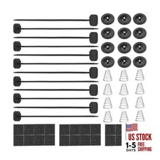 3PCS Car Fan Mounting Kit, Vehicle Electric Radiator Fan Ties Straps 3 Pcs