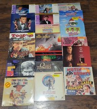Laserdisc Vintage Mixed Lot of 33 Movies Various Titles  9- missing covers 