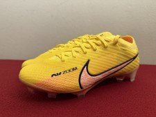Nike Zoom Mercurial Vapor 15 Elite FG Yellow Orange DJ4978-780 Size 4 NEW