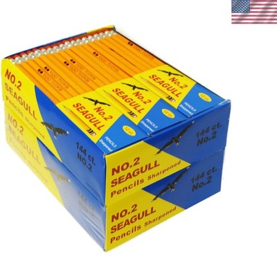 Bulk 288 Count Pre-Sharpened No. 2 HB Pencils - Perfect for Students & Teachers