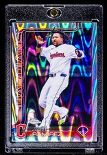 José Ramírez RARE REFRACTOR RAINBOW WAVE HOLO INVESTMENT CARD Guardians SSP