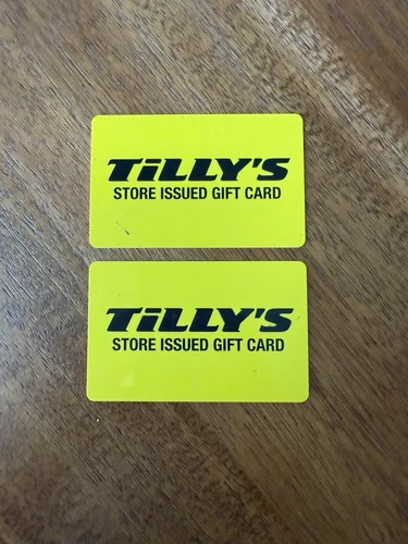 Tilly’s Gift Cards Total Value $86