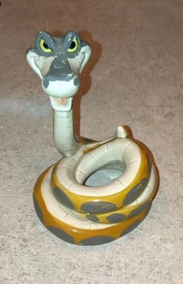 1967 Disney Kaa Snake Boa The Jungle Book Porcelain Figurine 4  Japan HTF