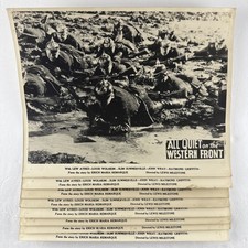 ALL QUIET ON THE WESTERN FRONT Lobby Card Set of 8 (VG+)1940s Movie Poster 27660