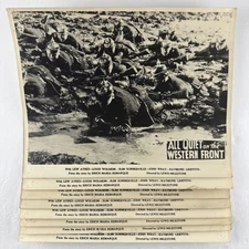 ALL QUIET ON THE WESTERN FRONT Lobby Card Set of 8 (VG+)1940s Movie Poster 27660