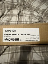 Garda Single Lever Tap Matt Black