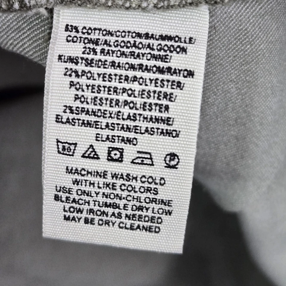 Pantalones de mujer Free People 29 grises recién flotados en dobladillo deshilachado acampanado 32" LEER Foto 3 de 4