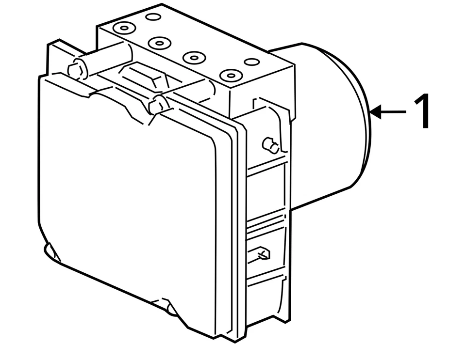2010-2012 PORSCHE BOXSTER 987 ABS ANTI-LOCK BRAKE PUMP CONTROL MODULE *24k* OEM - Image 4 of 4