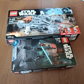 LEGO Star Wars 75152 Imperial Assault Hovertank & 75116 Finn Chirrut Unused