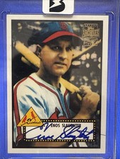 2001 Topps Archives Enos Slaughter  Auto Cardinals SP