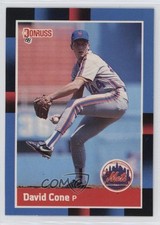 1988 Donruss David Cone (Last line begins with Memphis) #653 1p0o