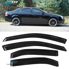 For 06-12 Ford Fusion Acrylic Window Visors Rain Sun Guard Shade Deflector 4Pc