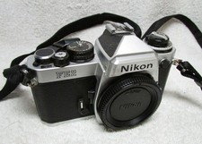 Vintage NIKON FE2 35mm SLR Film Camera Body. Honeycomb Shutter. Works Great