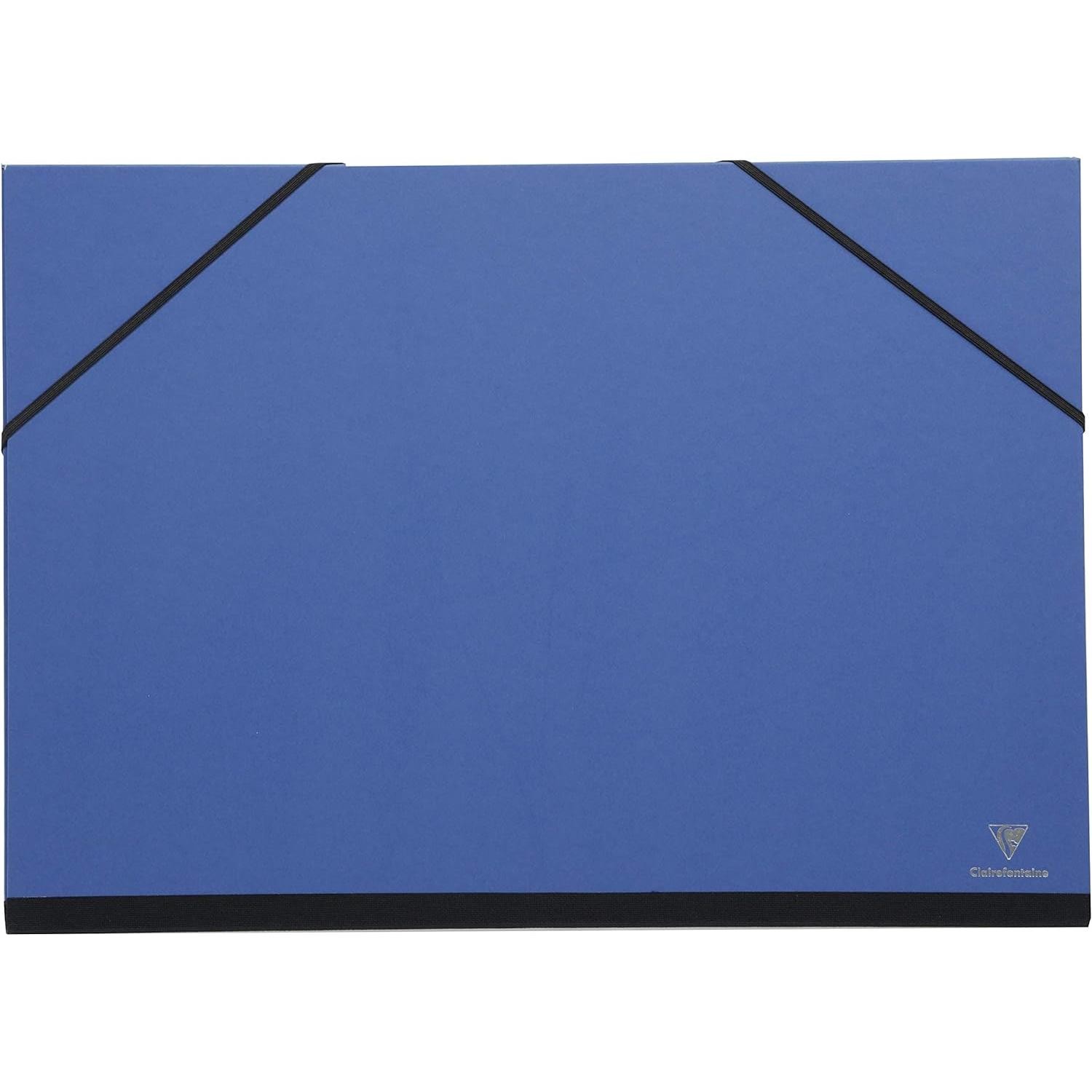 Cartons à dessin 26x33cm Clairefontaine bleu pour transporter vos croquis
